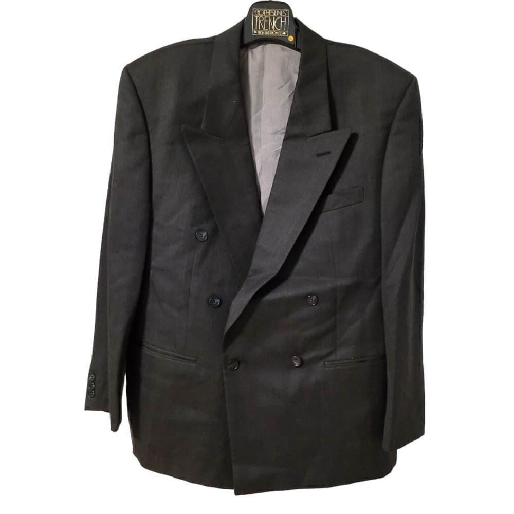 Vintage 90s Merit Dark Grey Blazer Size: M